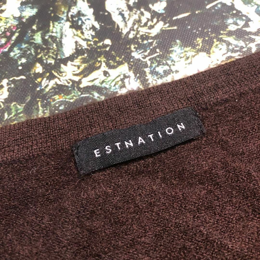 ESTNATION(エストネーション)の【美品】エストネーション-ESTNATION-カシミヤクルーネックニット レディースのトップス(ニット/セーター)の商品写真