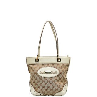 グッチ(Gucci)のグッチ GGキャンバス ハンドバッグ トートバッグ 145994 キャンバス レディース GUCCI 【1-0131387】(ハンドバッグ)