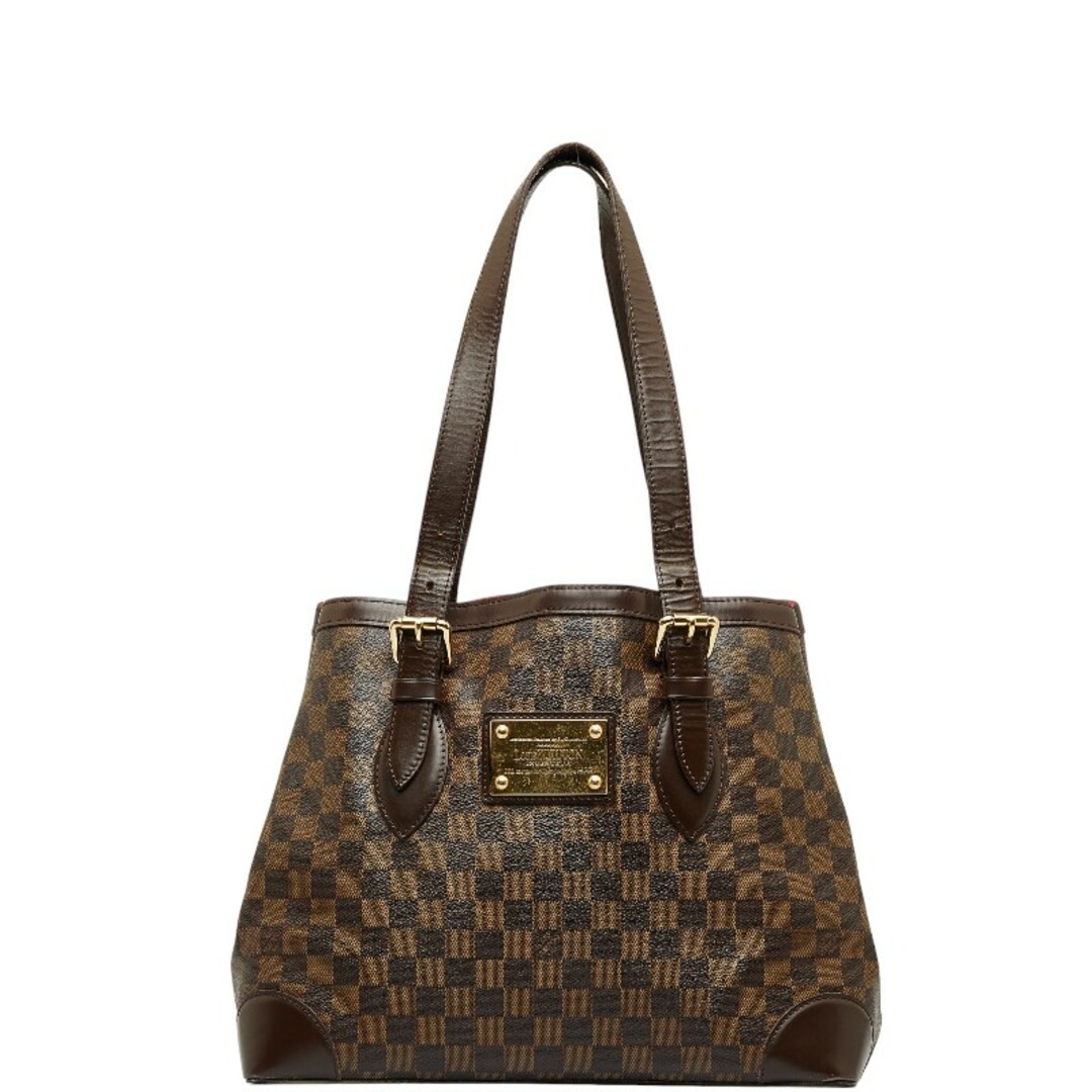 ルイ ヴィトン ダミエ ハムステッドMM ハンドバッグ N51204 PVC レディース LOUIS VUITTON 【1-0131388】ロック金具内側