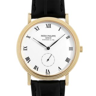 パテックフィリップ(PATEK PHILIPPE)のパテックフィリップ カラトラバ 3919J-001 ティファニーWネーム メンズ 中古 腕時計(腕時計(アナログ))