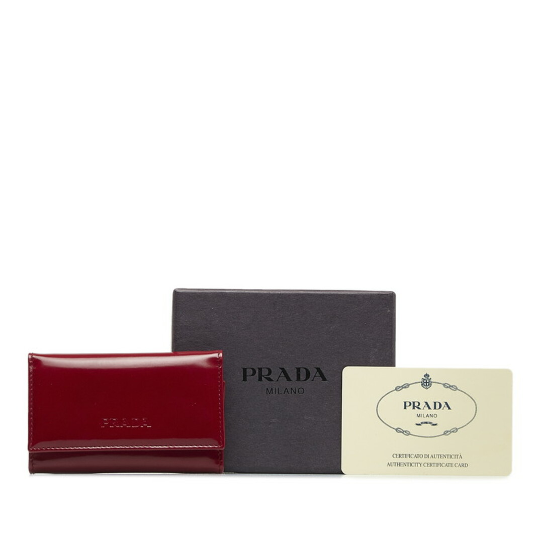 PRADA(プラダ)のプラダ キーケース M25 パテントレザー レディース PRADA 【228-32452】 レディースのファッション小物(キーケース)の商品写真