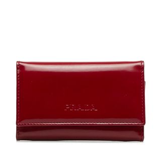 プラダ(PRADA)のプラダ キーケース M25 パテントレザー レディース PRADA 【228-32452】(キーケース)