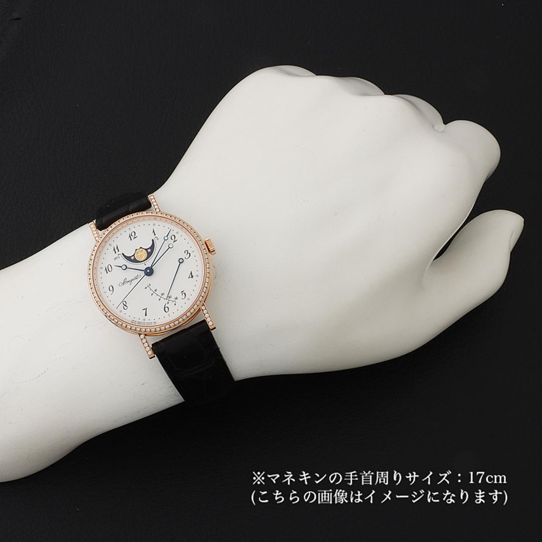 Breguet(ブレゲ)のブレゲ クラシック ムーンフェイズ 8788BR/12/986/DD00 ホワイトエナメル レディース 中古 レディースのファッション小物(腕時計)の商品写真
