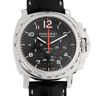 パネライ(PANERAI)のパネライ ルミノール クロノグラフ AMG限定55本 PAM00105 D番 メンズ 中古 腕時計(腕時計(アナログ))