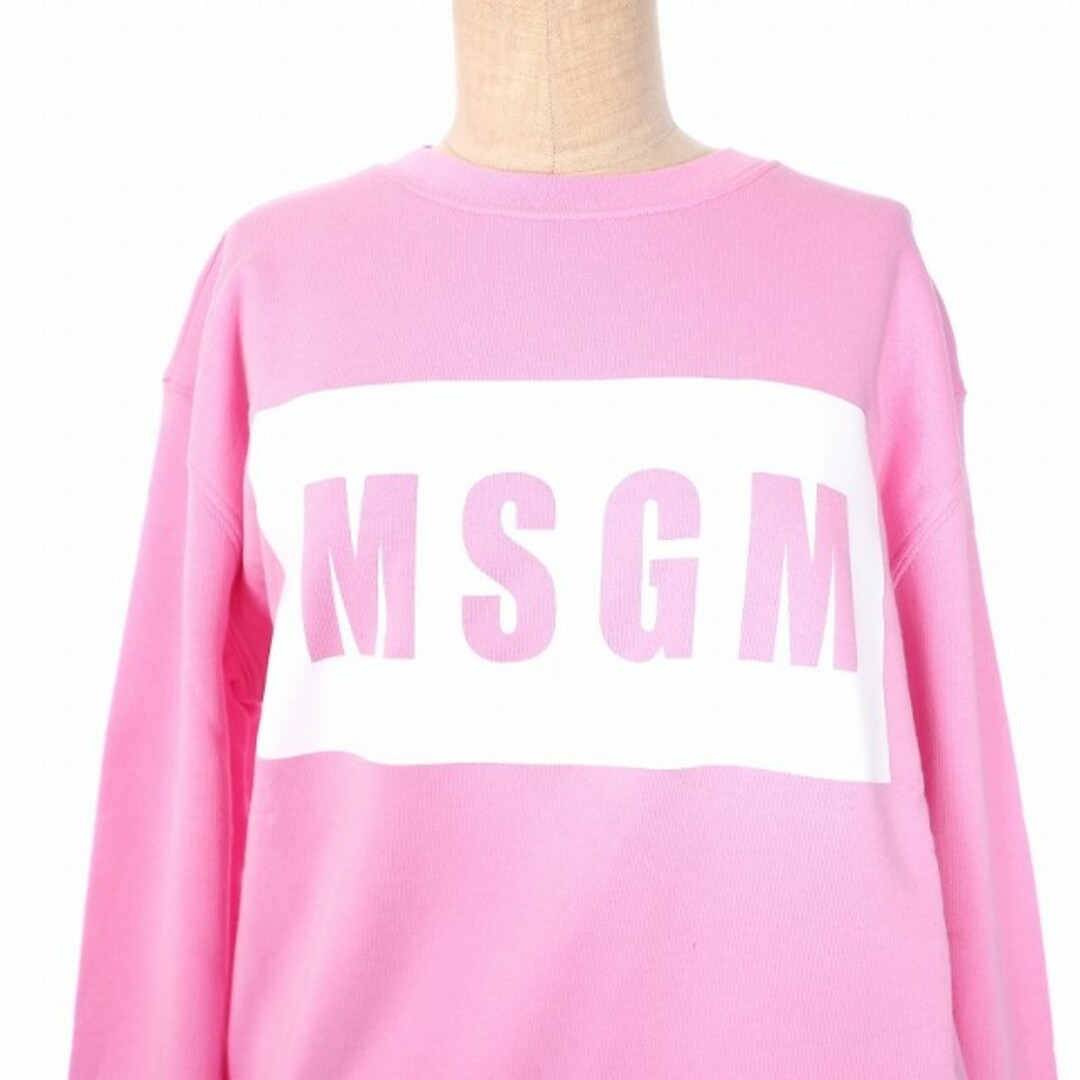 MSGM - エムエスジーエム MSGM スウェット トレーナー 長袖 ボックス