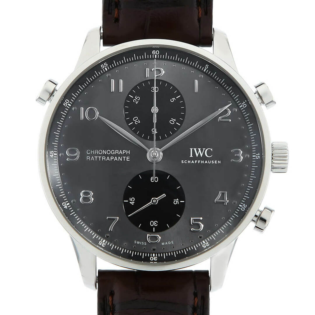 IWC(インターナショナルウォッチカンパニー)のIWC ポルトギーゼ クロノグラフ ラトラパンテ ブティック・ルー・ド・ラペ 限定250本 IW371216 メンズ 中古 腕時計 メンズの時計(腕時計(アナログ))の商品写真