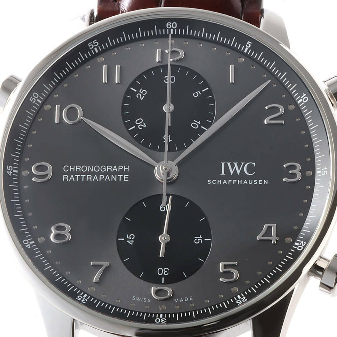 IWC(インターナショナルウォッチカンパニー)のIWC ポルトギーゼ クロノグラフ ラトラパンテ ブティック・ルー・ド・ラペ 限定250本 IW371216 メンズ 中古 腕時計 メンズの時計(腕時計(アナログ))の商品写真