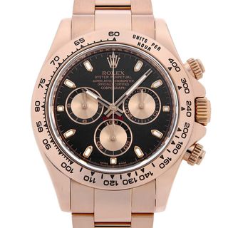 ロレックス(ROLEX)のロレックス コスモグラフ デイトナ 116505 ブラック ×ピンク ランダム番 メンズ 中古 腕時計(腕時計(アナログ))