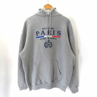 バレンシアガ(Balenciaga)のBALENCIAGA 19aw PARIS FLAG HOODIE 578135 TGV68(パーカー)