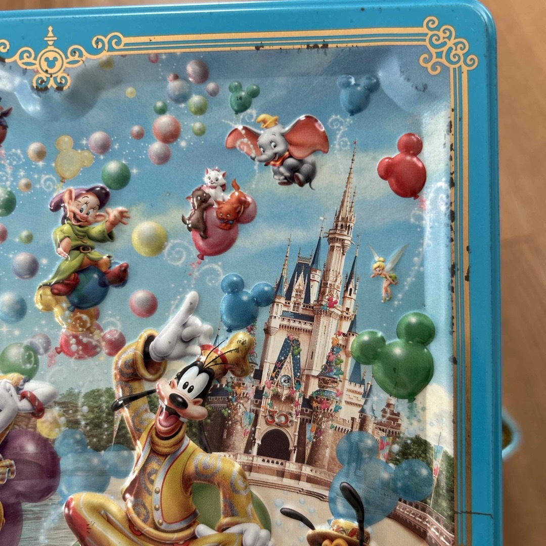 Disney(ディズニー)のディズニーぬいぐるみバッジ⭐︎シェリーメイ　ジェラトーニ　⭐︎中古４体セット エンタメ/ホビーのおもちゃ/ぬいぐるみ(キャラクターグッズ)の商品写真