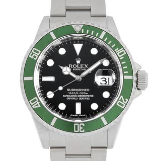 ロレックス(ROLEX)のロレックス サブマリーナ デイト 16610LV ブラック M番 メンズ 中古 腕時計(腕時計(アナログ))