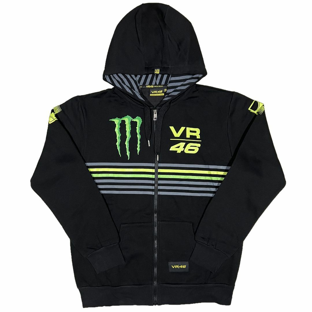 DC SHOES(ディーシーシューズ)のVR46 モンスターエナジー ストライプ ジップアップパーカー M メンズのトップス(パーカー)の商品写真