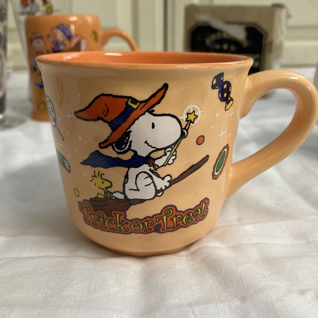 vintage peanuts レトロ　スヌーピー  食器セット インテリア/住まい/日用品のキッチン/食器(食器)の商品写真