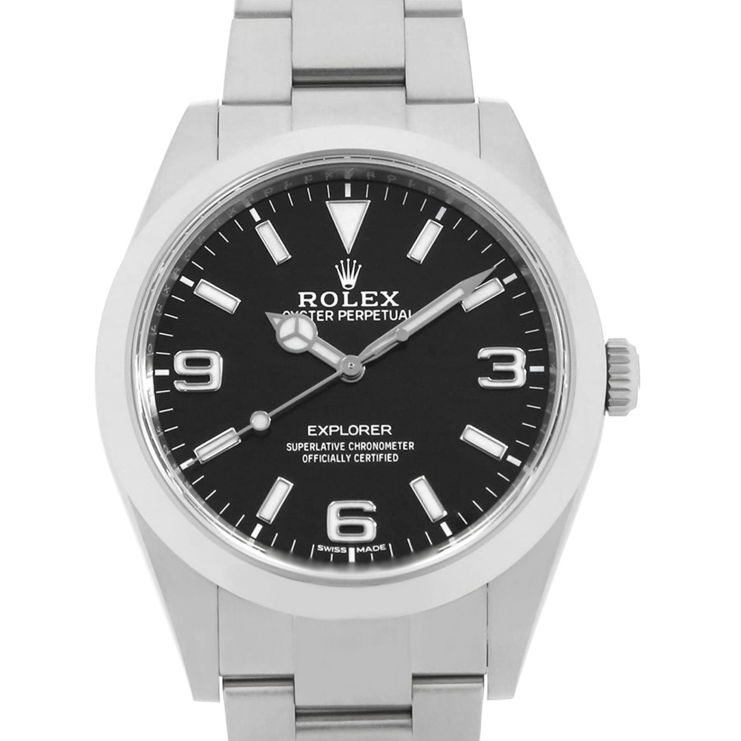 ロレックス エクスプローラーI 214270 ブラック 後期型 ホワイト369 ランダム番 メンズ  腕時計ケース