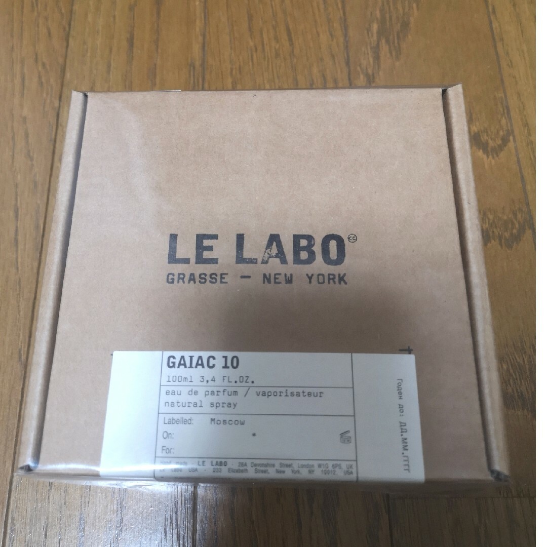 新品未使用購入時期LE LABO GAIAC10 (ルラボ ガイアック10) 100ml