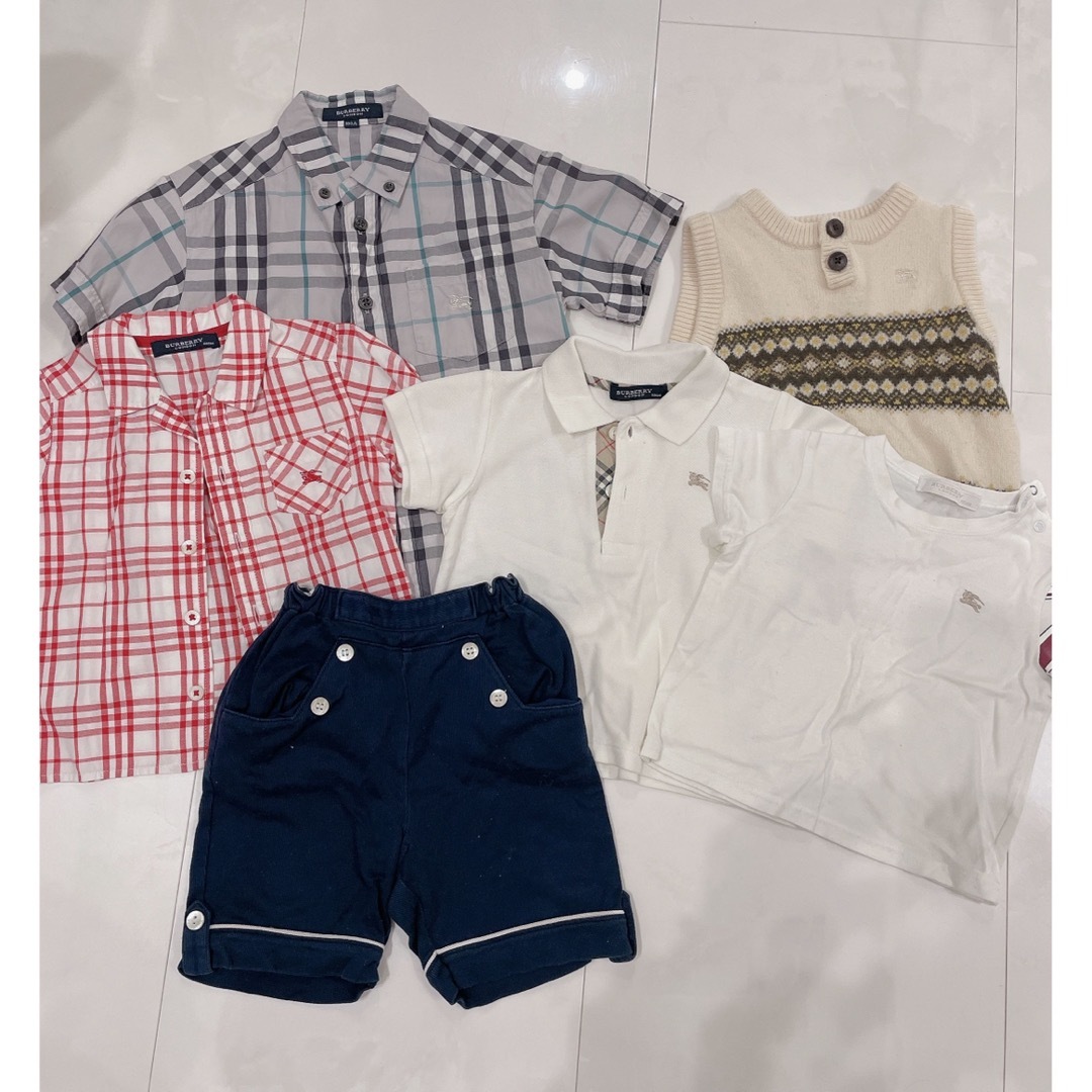 BURBERRY(バーバリー)のBurberry 男の子まとめ売り キッズ/ベビー/マタニティのベビー服(~85cm)(シャツ/カットソー)の商品写真