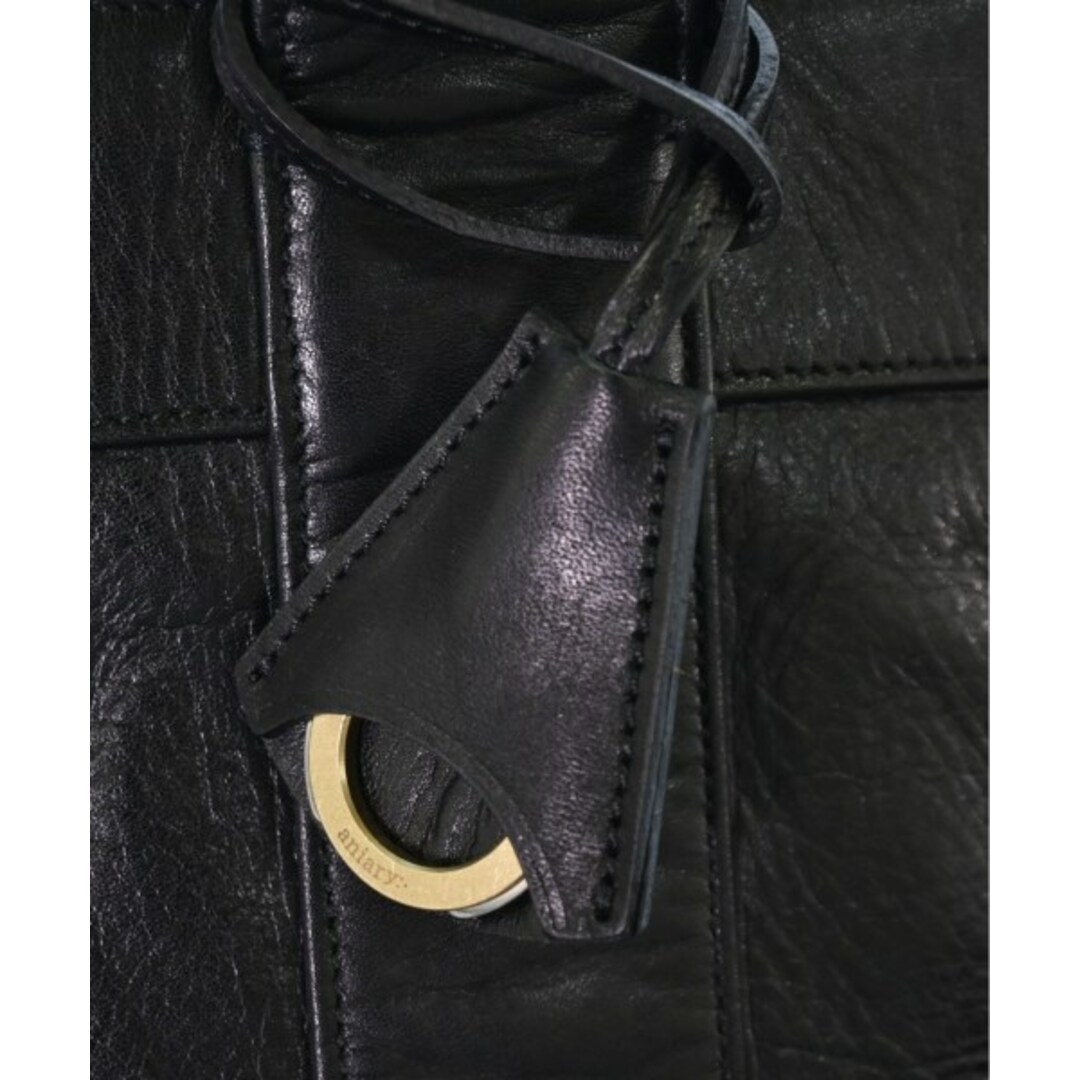aniary(アニアリ)のaniary アニアリ トートバッグ - 黒 【古着】【中古】 メンズのバッグ(トートバッグ)の商品写真