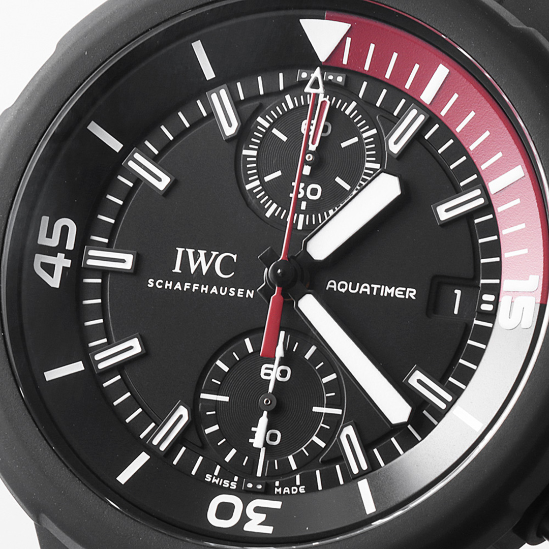 IWC(インターナショナルウォッチカンパニー)のIWC アクアタイマー クロノグラフ ラ クンブレ ボルケーノ IW379505 メンズ 中古 メンズの時計(腕時計(アナログ))の商品写真