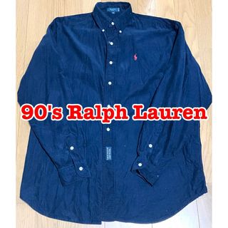 ポロラルフローレン(POLO RALPH LAUREN)の90's ラルフローレン BLAIRE 細畝コーデュロイ BDシャツ(シャツ)