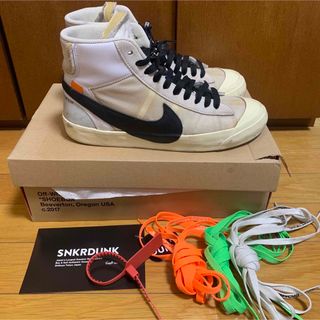 ナイキ(NIKE)のOffwhite the ten blazer 白 26.0(スニーカー)