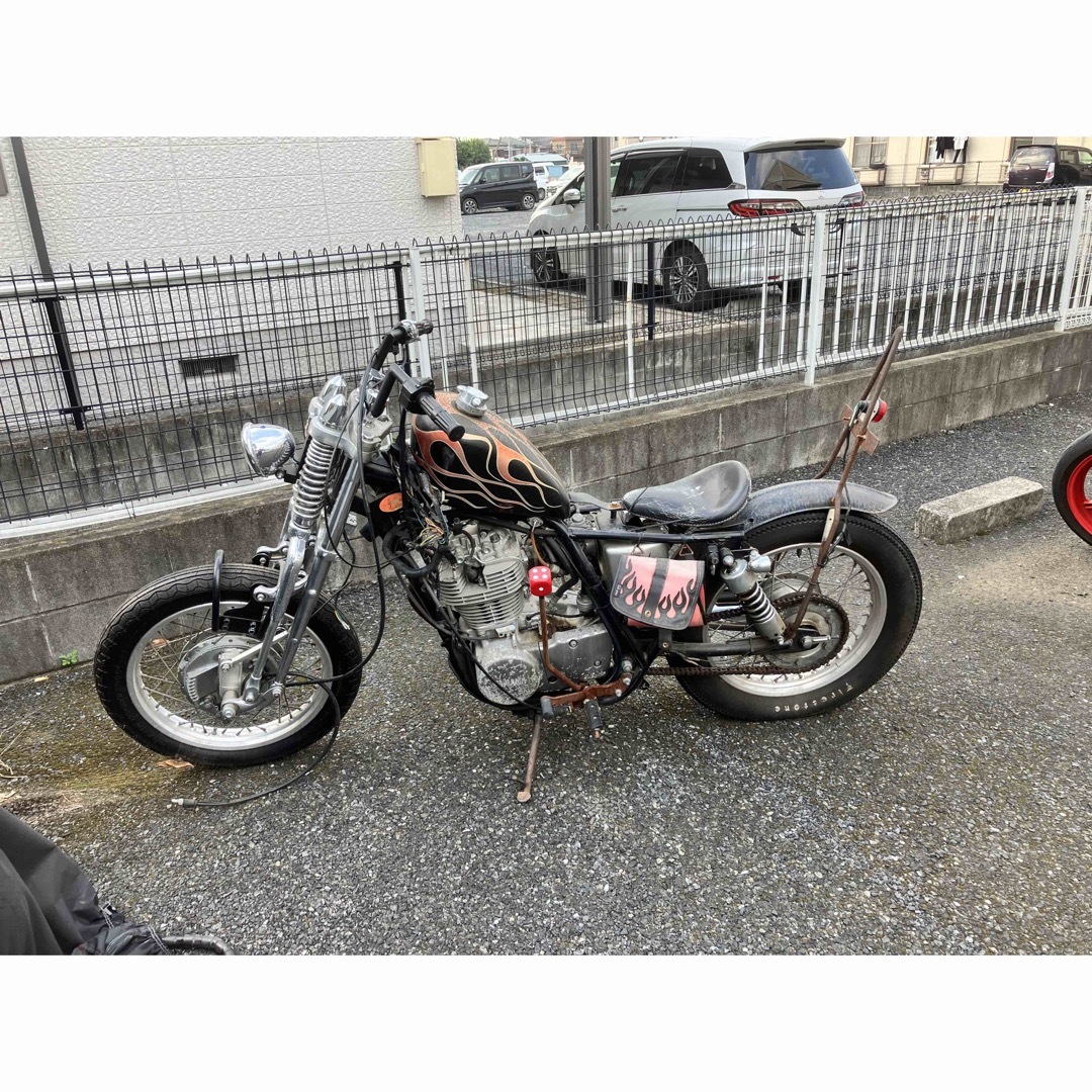 SR400 フルカスタム　書類あり自動車/バイク