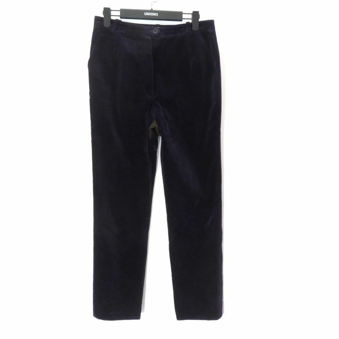 その他 HERMES - HERMES 80s VELOUR PANT PURPLE VINTAGE