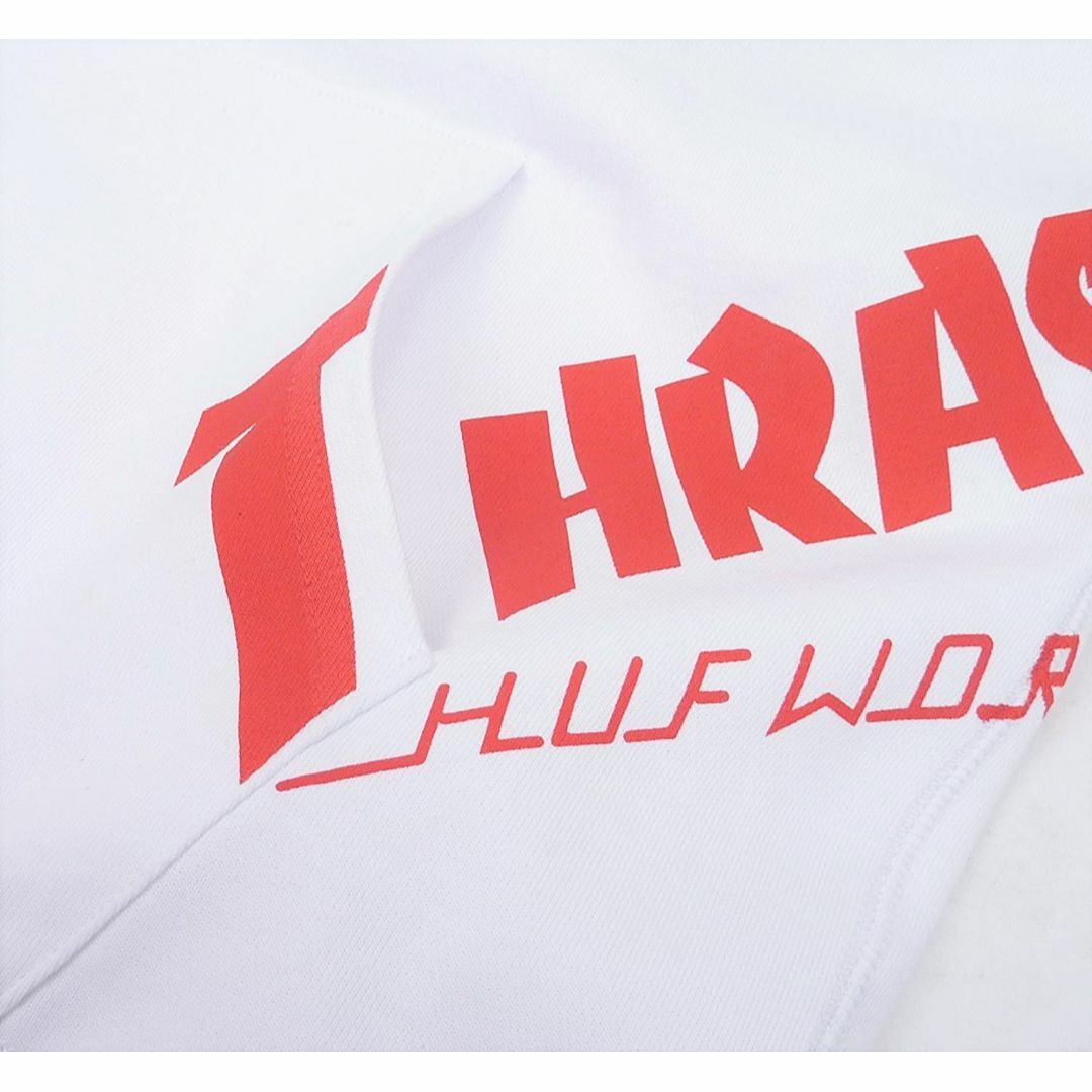 HUF(ハフ)のHUF ハフ スラッシャー TDS プルオーバーパーカー ホワイト XXL メンズのトップス(パーカー)の商品写真