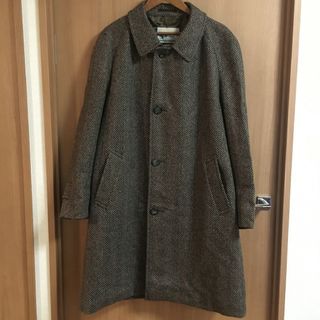 アクアスキュータム(AQUA SCUTUM)のAquascutum イングランド製　スコティッシュツイード(ステンカラーコート)