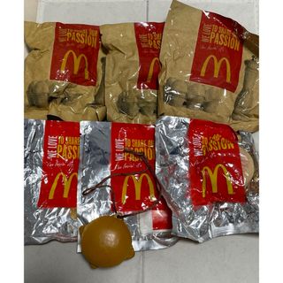 マクドナルド(マクドナルド)のマクドナルド　ハッピーセット　ハンバーガー　ミニチュア　ストラップ(その他)