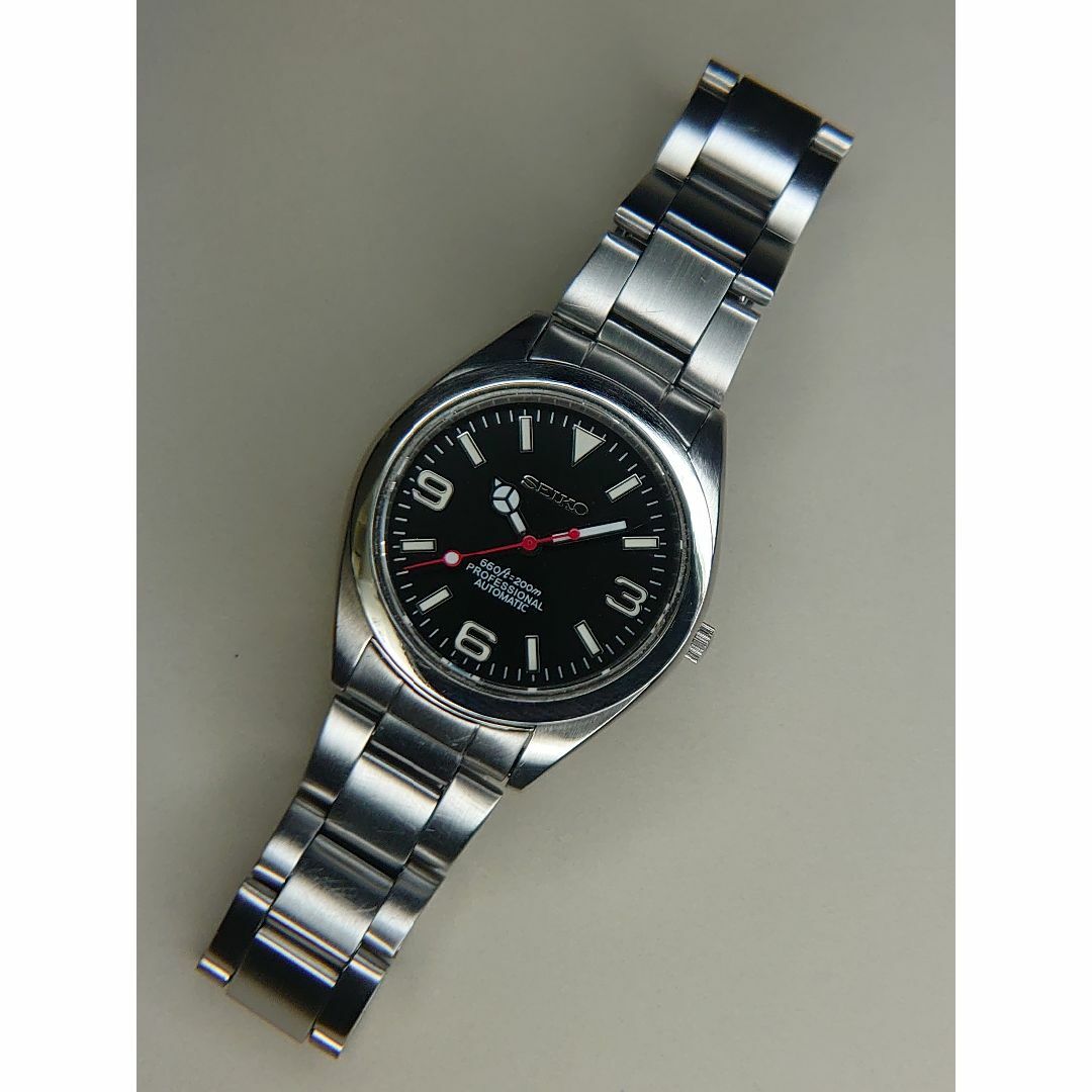 良品⋆SEIKO5⋆7S26⋆NH38載せ替え⋆セイコー⋆MOD⋆裏透メンズ