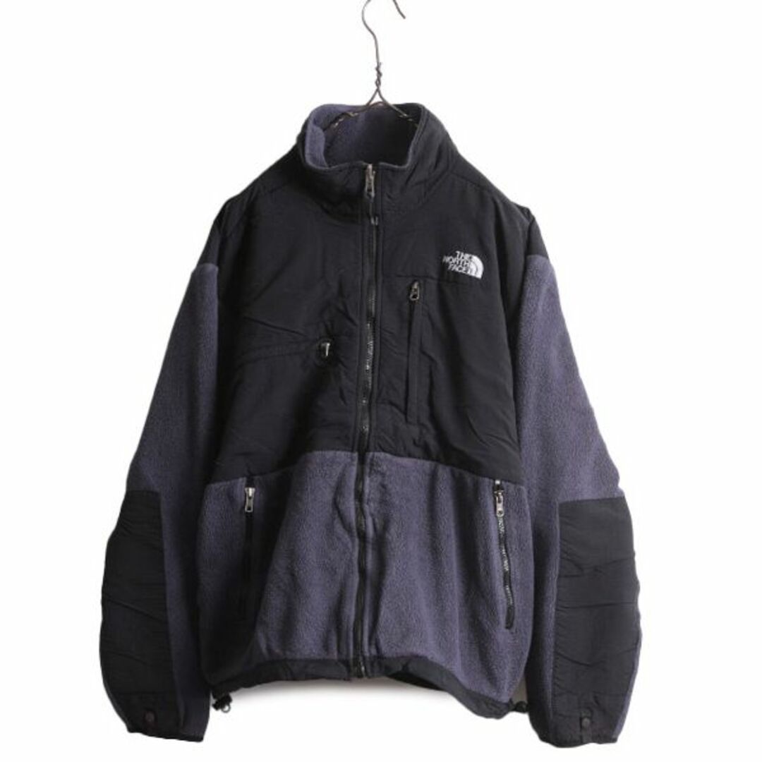 THE NORTH FACE(ザノースフェイス)のノースフェイス デナリ ジャケット メンズ M / The North Face DENALI アウトドア フリース ナイロン ジャンパー ブルゾン 2トーン 黒 紺 メンズのジャケット/アウター(ブルゾン)の商品写真