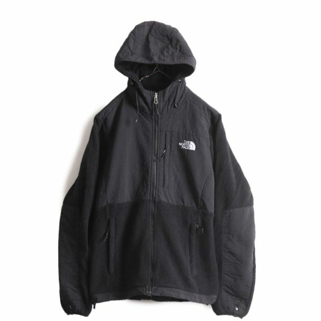 THE NORTH FACE(ザノースフェイス)のノースフェイス フード付き デナリ ジャケット レディース S The North Face Denali フリース パーカー ジャンパー ブラック 黒 アウトドア レディースのジャケット/アウター(ブルゾン)の商品写真