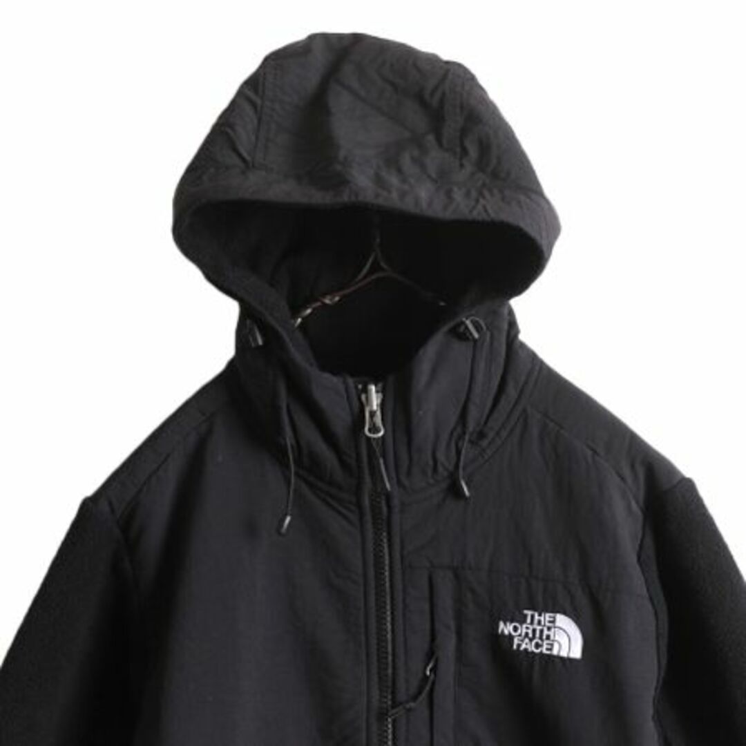 THE NORTH FACE(ザノースフェイス)のノースフェイス フード付き デナリ ジャケット レディース S The North Face Denali フリース パーカー ジャンパー ブラック 黒 アウトドア レディースのジャケット/アウター(ブルゾン)の商品写真