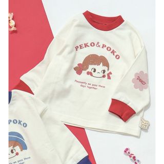 アプレレクール(apres les cours)のアプレレクール ペコちゃん ポコちゃん 長袖 Tシャツ(トレーナー)