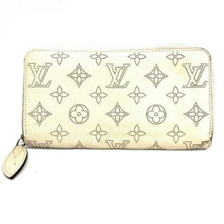 ルイヴィトン(LOUIS VUITTON)の★LOUIS VUITTON ルイヴィトン M69821 モノグラムマヒナ ジッピーウォレット 長財布 ウォレット オフホワイト(長財布)