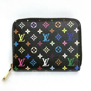 ルイヴィトン(LOUIS VUITTON)の★Louis Vuitton ルイ･ヴィトン ジッピー コインパース 小銭入れ ラウンドファスナー モノグラムマルチカラー ノワール ブラック グルナード M93740 ブラック(財布)