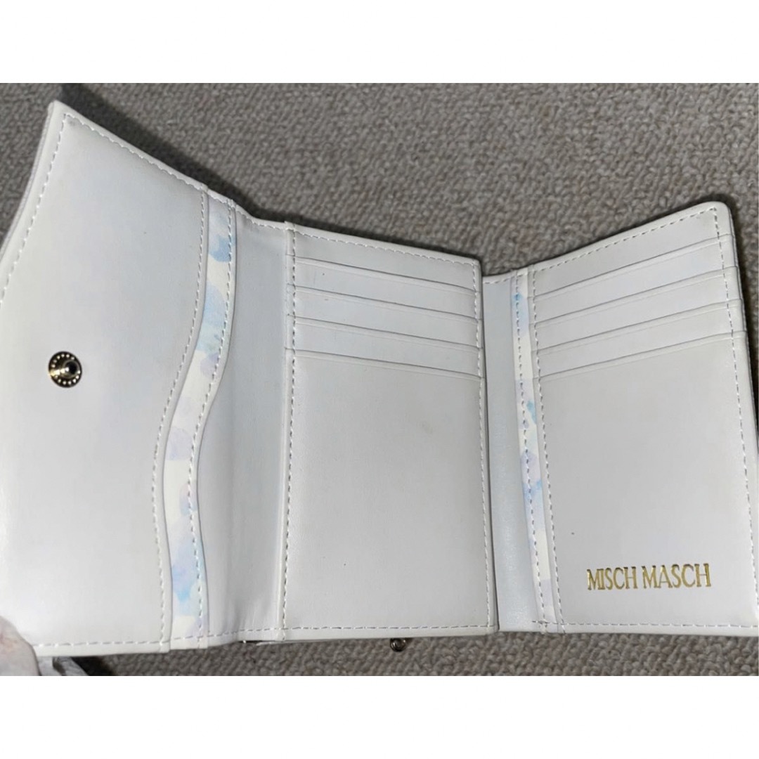 MISCH MASCH(ミッシュマッシュ)のミッシュマッシュ ウォレット 水色　三つ折り 財布 ミニ財布 レディースのファッション小物(財布)の商品写真