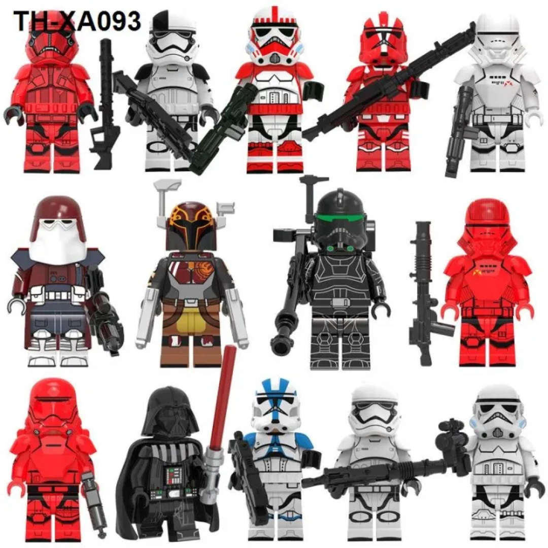 レゴ互換 STARWAR スターウォーズ 14体セット ミニフィグの通販 レゴ互換 STARWAR スターウォーズ 14体セット ミニフィグの通販
