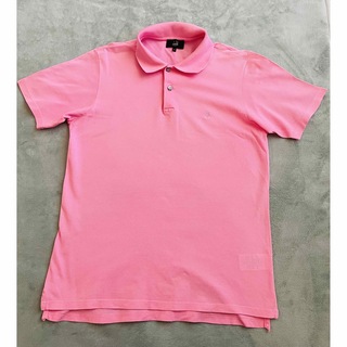 ダンヒル(Dunhill)の【美品】ダンヒルポロシャツSサイズ ピンク　国内正規品　匿名配送(ポロシャツ)
