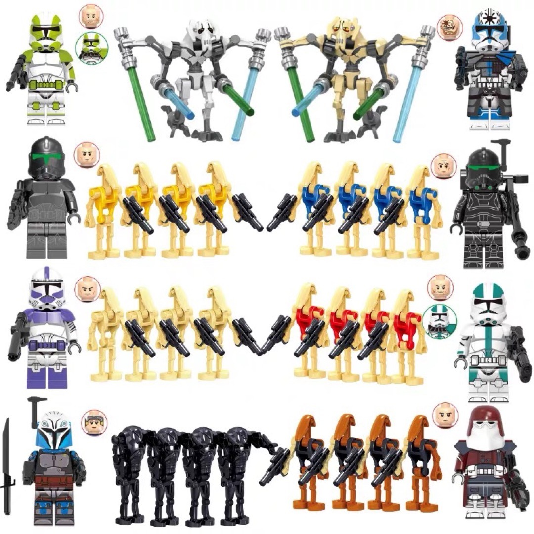 レゴ互換 STARWAR スターウォーズ 34体セット ミニフィグの通販 レゴ互換 STARWAR スターウォーズ 34体セット ミニフィグの通販