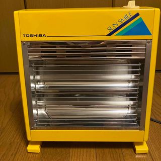 トウシバ(東芝)の値下げです！！東芝電気温風ストーブ　中古品(ストーブ/コンロ)