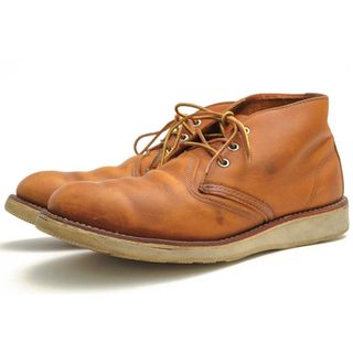 レッドウィング(REDWING)のレッドウィング／RED WING チャッカブーツ シューズ 靴 メンズ 男性 男性用レザー 革 本革 ブラウン 茶  3140 CLASSIC CHUKKA クラシック チャッカ プレーントゥ グッドイヤーウェルト製法(ブーツ)