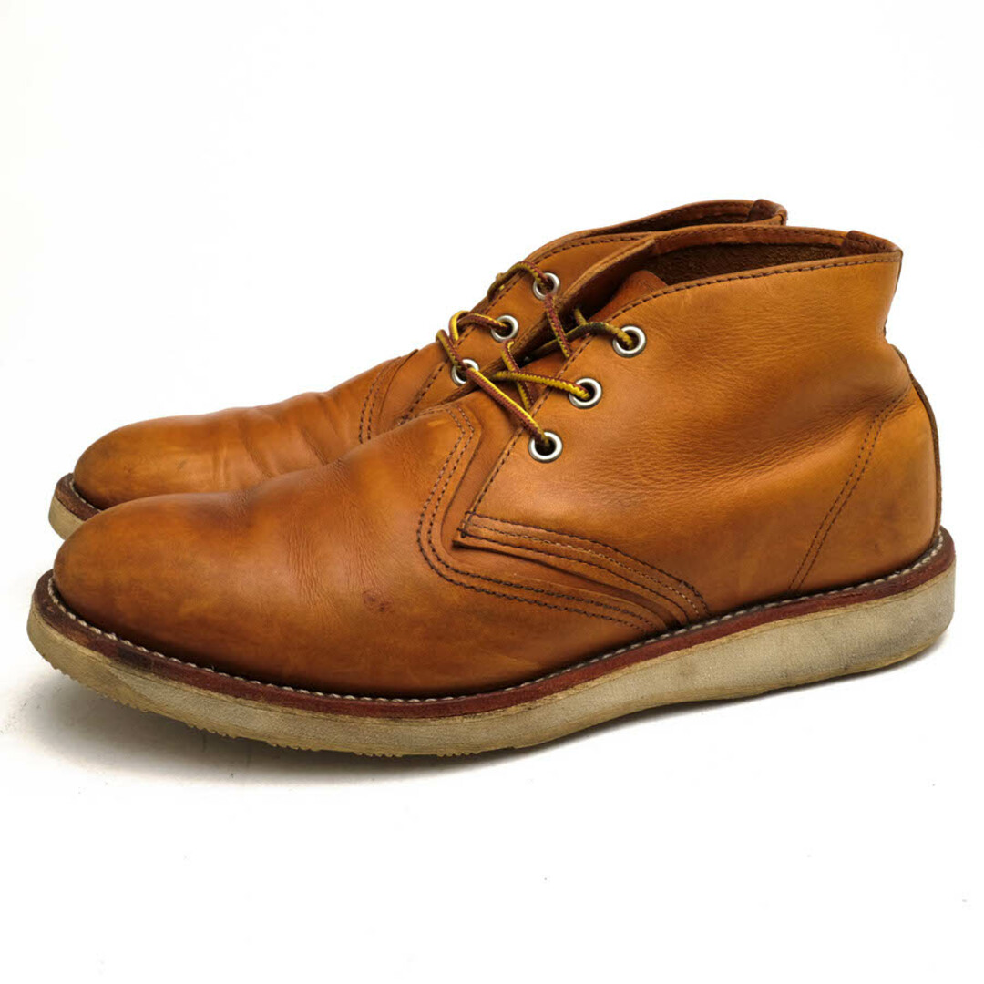 レッドウィング／RED WING チャッカブーツ シューズ 靴 メンズ 男性 男性用レザー 革 本革 ブラウン 茶  3140 CLASSIC CHUKKA クラシック チャッカ  プレーントゥ グッドイヤーウェルト製法メンズ