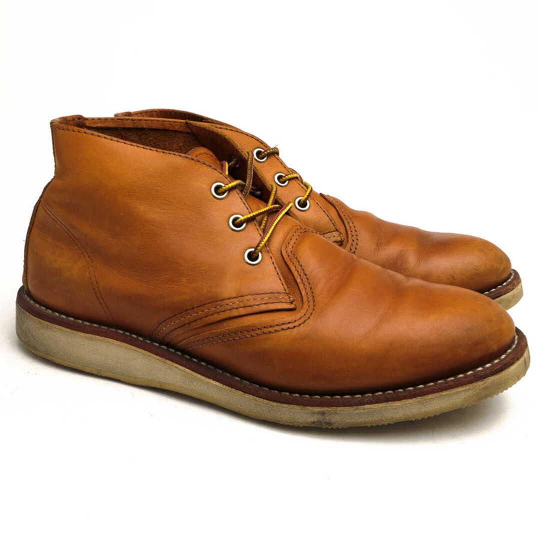 REDWING(レッドウィング)のレッドウィング／RED WING チャッカブーツ シューズ 靴 メンズ 男性 男性用レザー 革 本革 ブラウン 茶  3140 CLASSIC CHUKKA クラシック チャッカ  プレーントゥ グッドイヤーウェルト製法 メンズの靴/シューズ(ブーツ)の商品写真