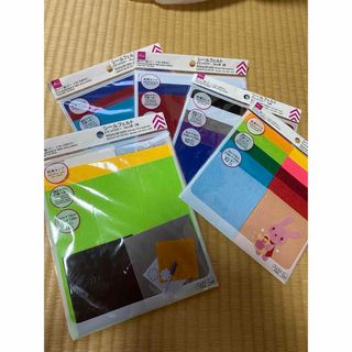 ダイソー(DAISO)のシールフェルト　ダイソー　ハンドメイド(インテリア雑貨)