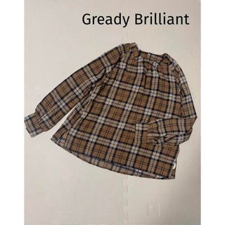 グレディブリリアン(Gready Brilliant)の新品Gready Brilliant チェック柄シャツ(シャツ/ブラウス(長袖/七分))