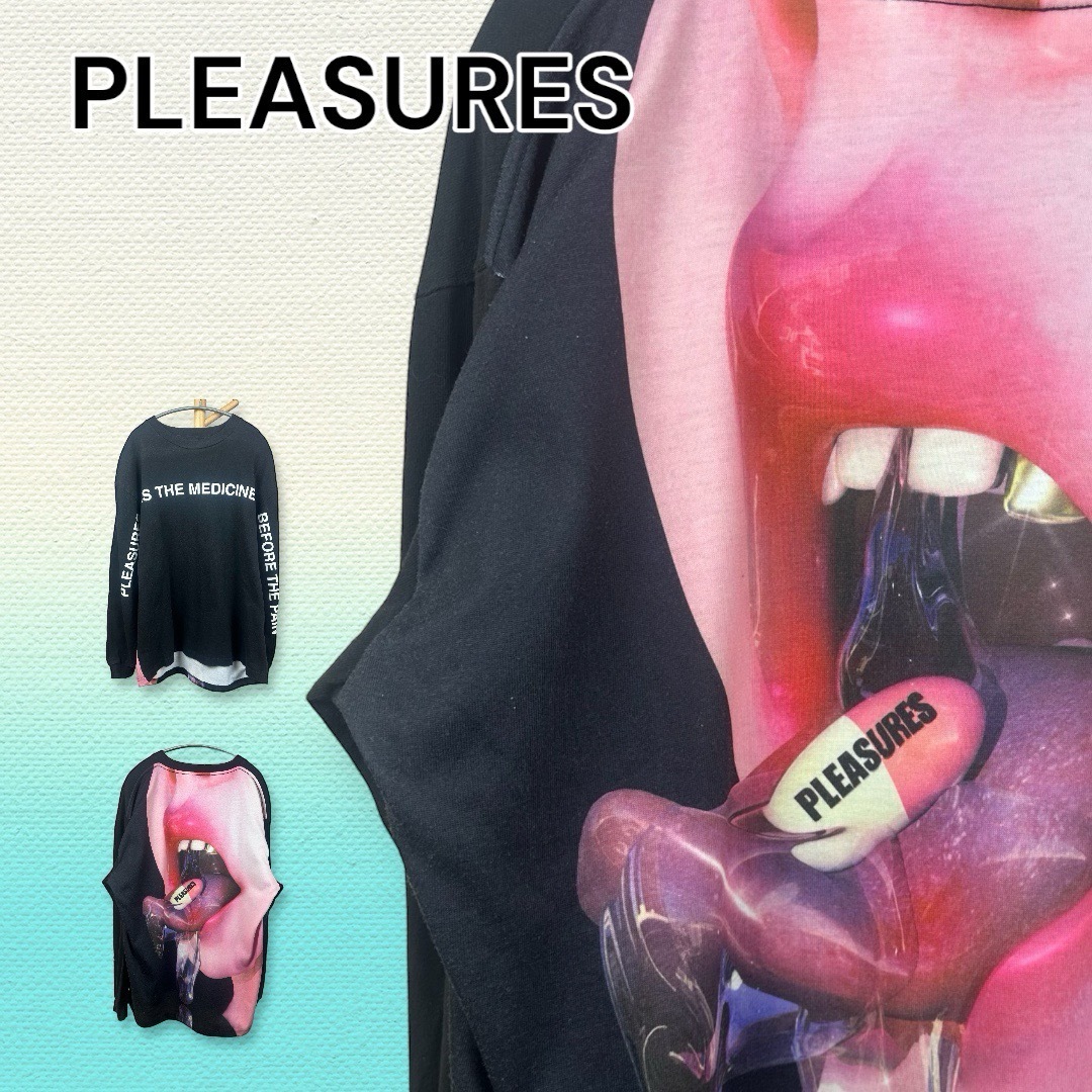 PLEASURES MEDICINE PREMIUM 長袖Tシャツ　LMEDICINEP