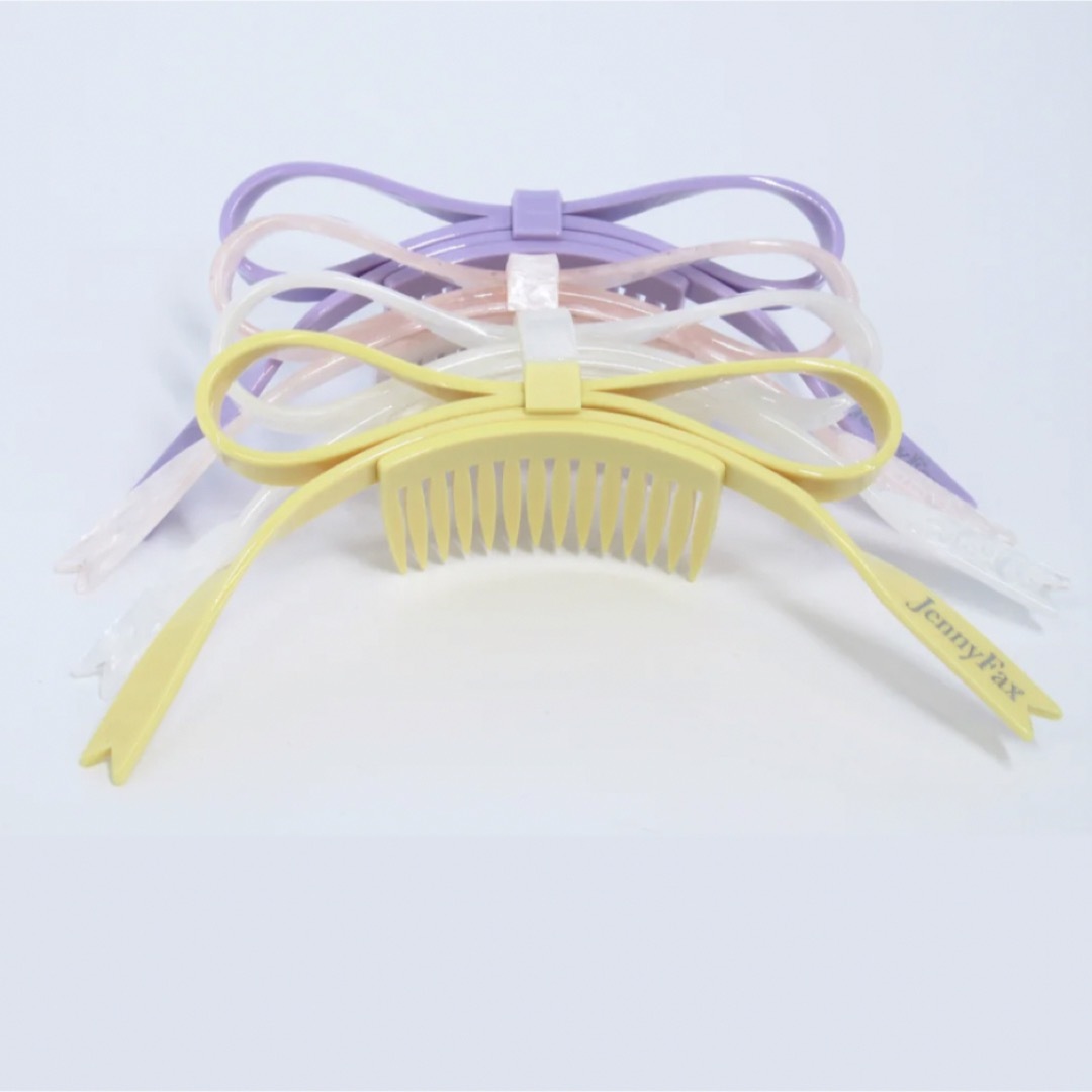 レディースJennyFax × the skips Ribbon hair comb