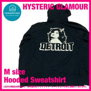 ヒステリックグラマー(HYSTERIC GLAMOUR)のヒステリックグラマー　ジップアップ　パーカー　ヒスガール　バックプリント　M(パーカー)