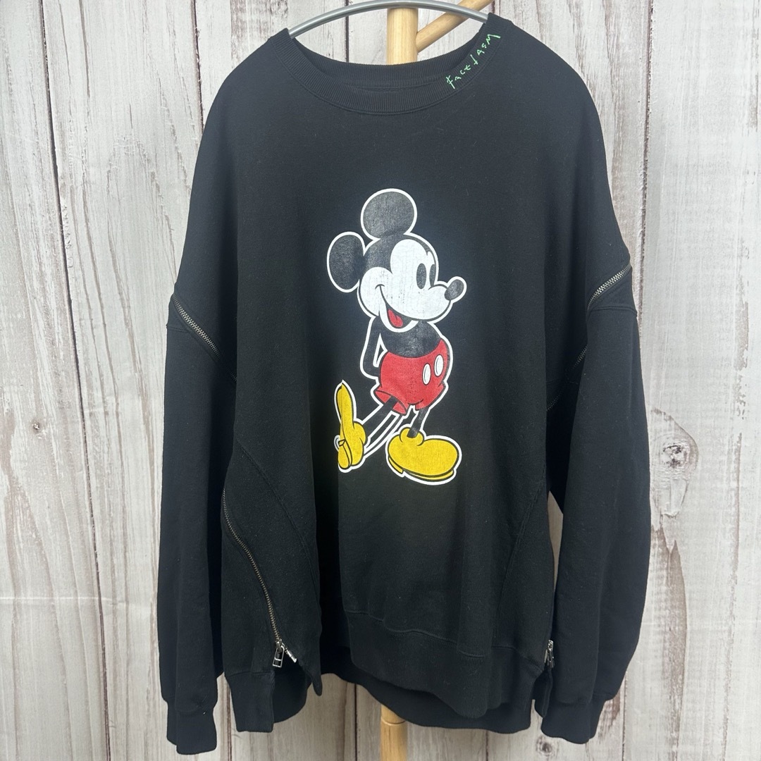 FACETASM(ファセッタズム)のFACETASM スウェット　Disney ミッキーマウス　XL メンズのトップス(スウェット)の商品写真